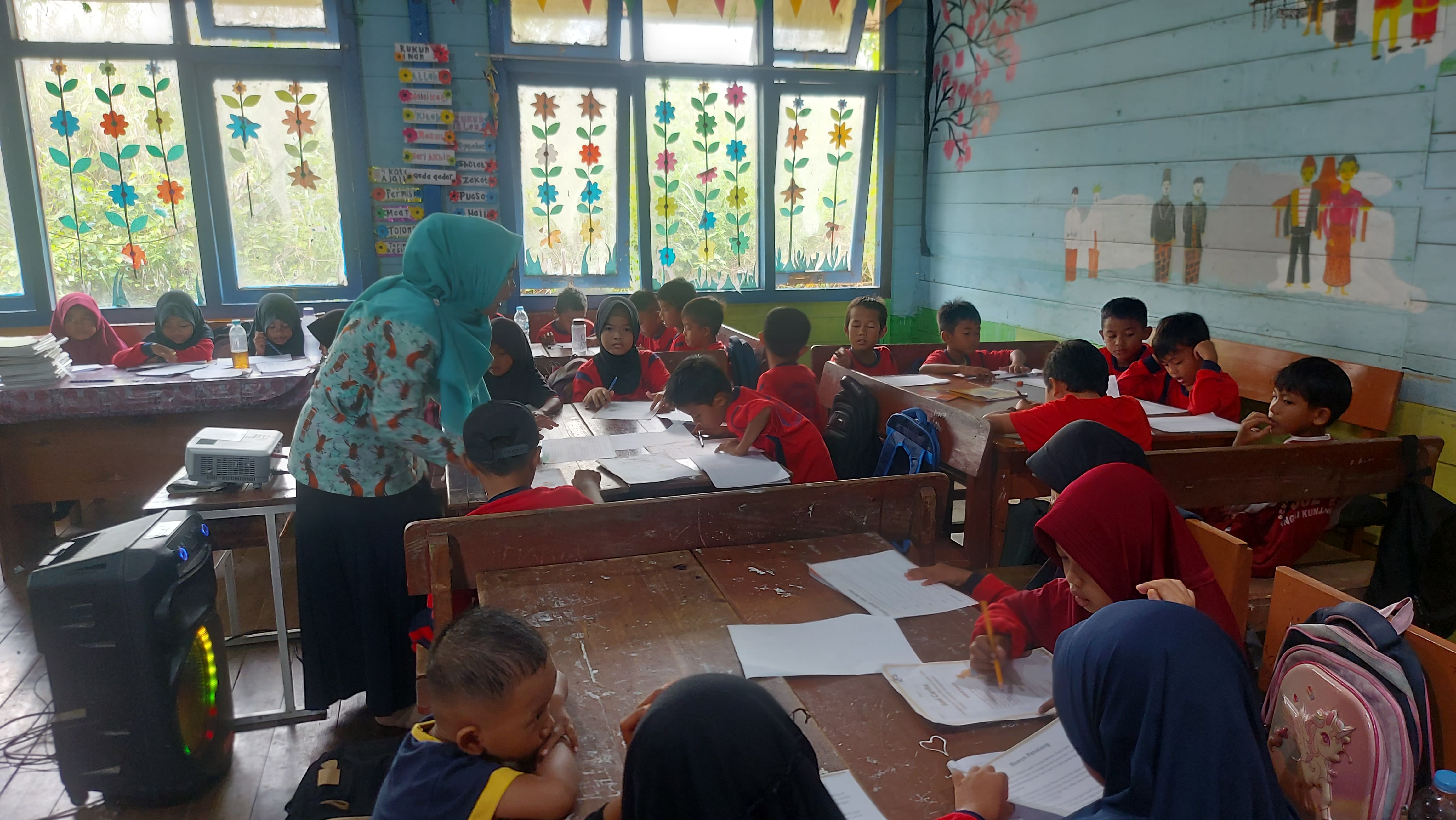 Kegiatan belajar anak disabilitas