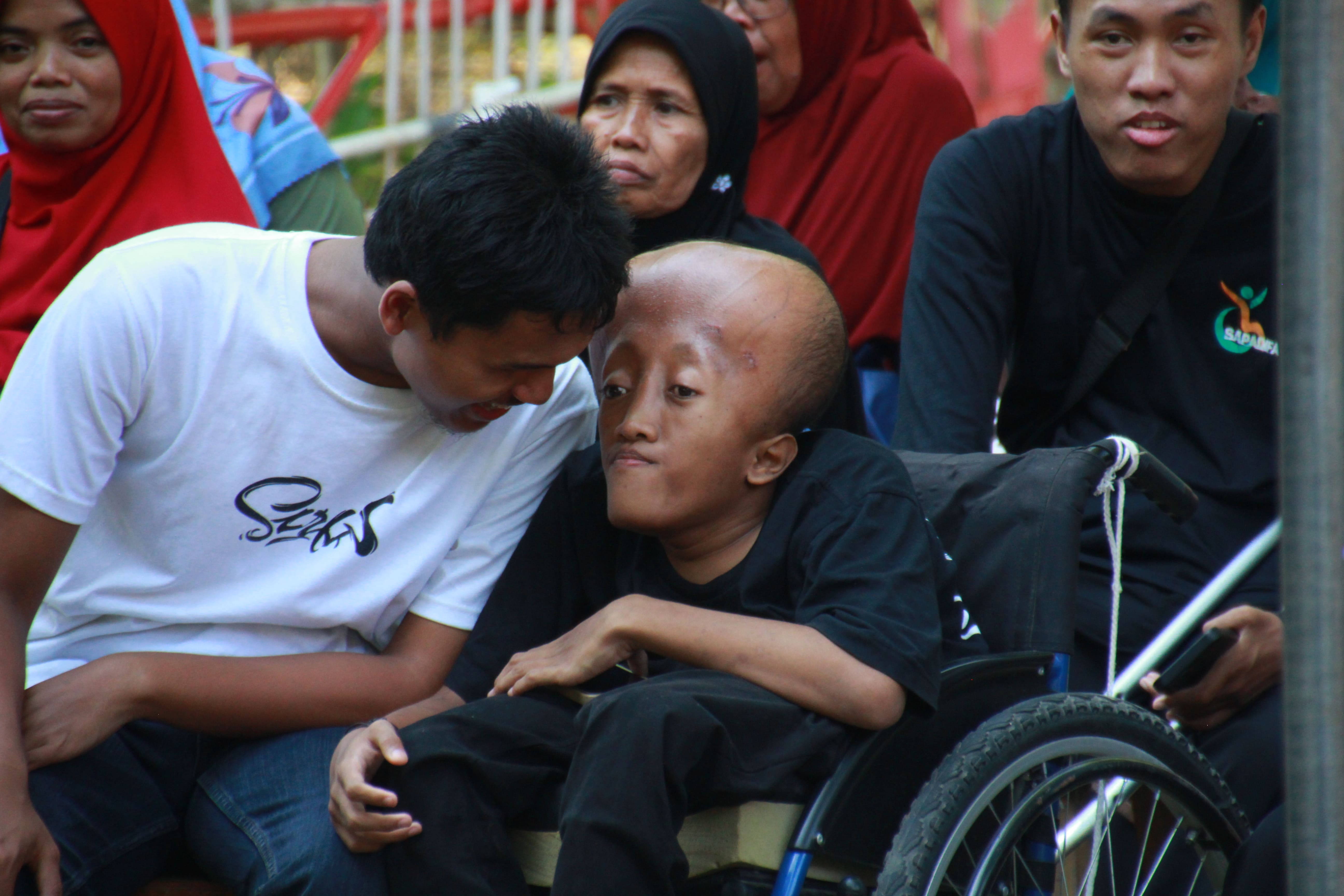 Dokumentasi bersama dengan disabilitas 